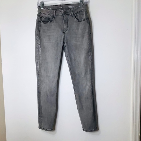 DL 1961 jeans women 27 grey Florence ankle - Picture 1 of 13